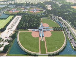 17th Street park rendering aerial view