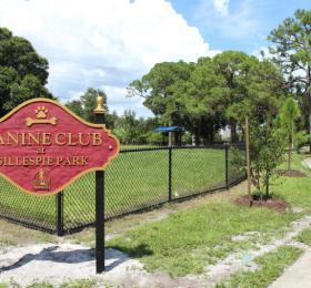 Canine Club at Gillespie Park - Located on the corner of North Osprey Ave & 10th Street. This dog park provides two fenced areas. Unleash and enjoy the day! Photo