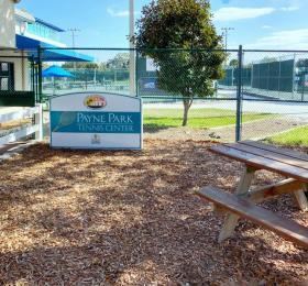 All Players Welcome - Payne Park Tennis Center (PPTC) is a staffed municipal facility opened to the general public. All players wanting to participate in the recreation of tennis are welcome. Photo